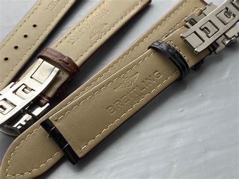 replacement Breitling leather watch strap